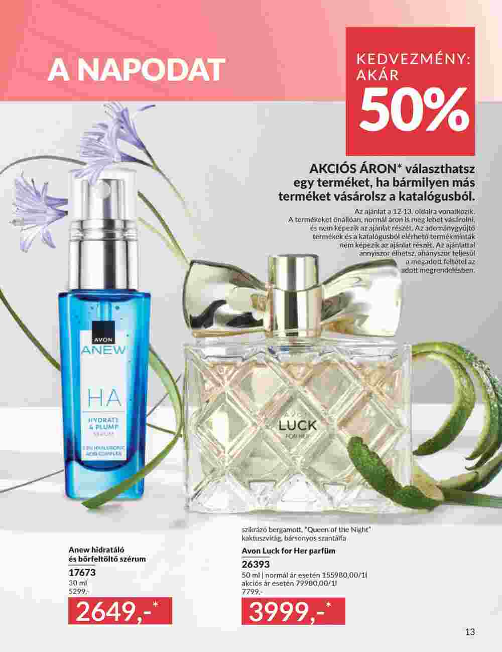 Avon akciós újság 2025.05.01-től - 11. oldal.