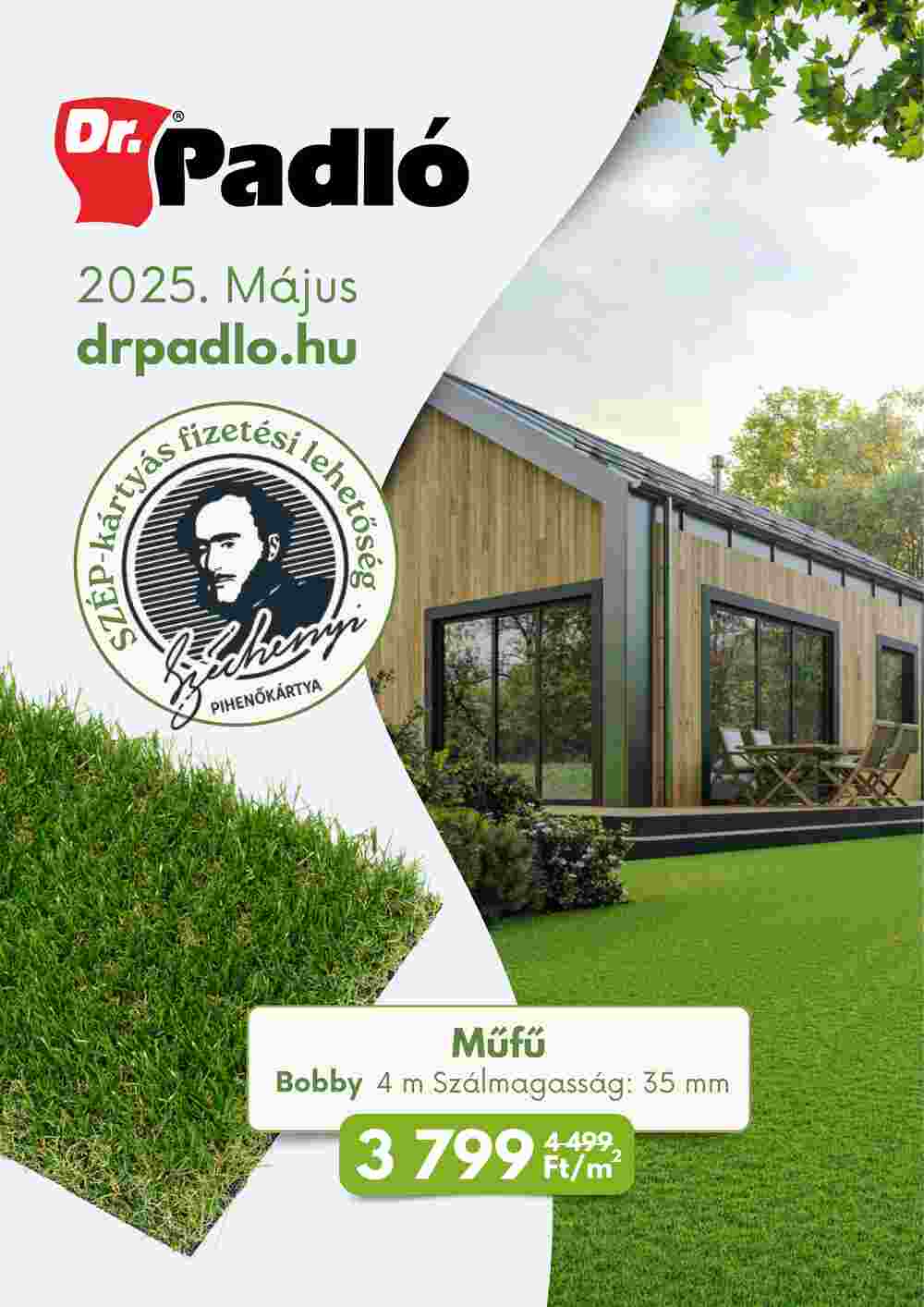 Dr. Padló akciós újság 2025.05.01-től - 1. oldal.