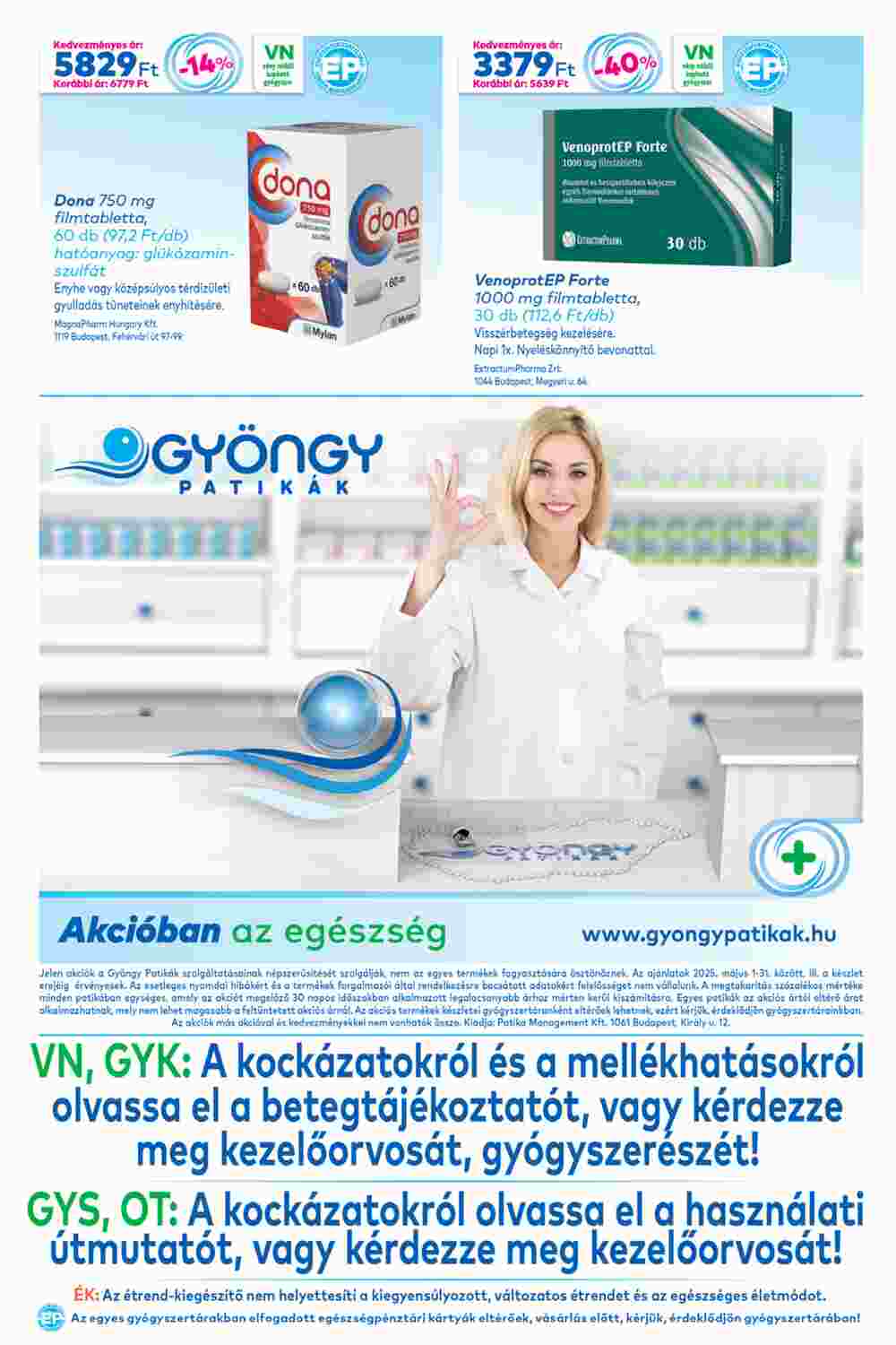 Gyöngy Patikák akciós újság 2025.05.01-től - 20. oldal.