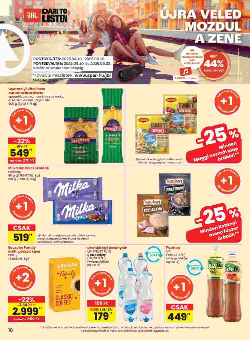 Spar akciós újság 2025.05.02-től - 18. oldal.