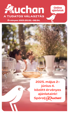 Auchan akciós újság 2025.05.02-től