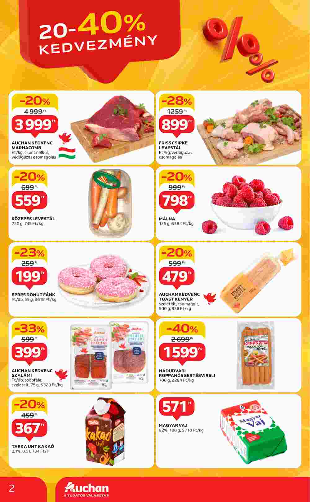Auchan akciós újság 2025.05.02-től - 2. oldal.