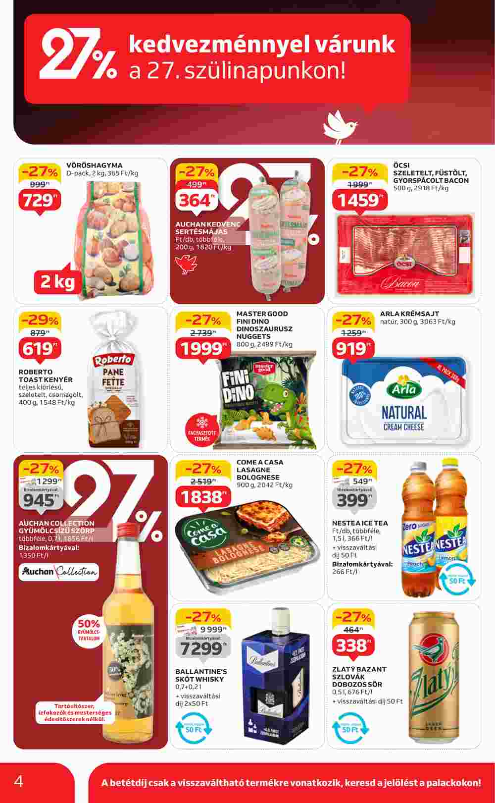 Auchan akciós újság 2025.05.02-től - 4. oldal.