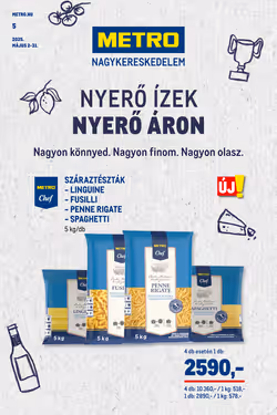 METRO akciós újság 2025.05.02-től