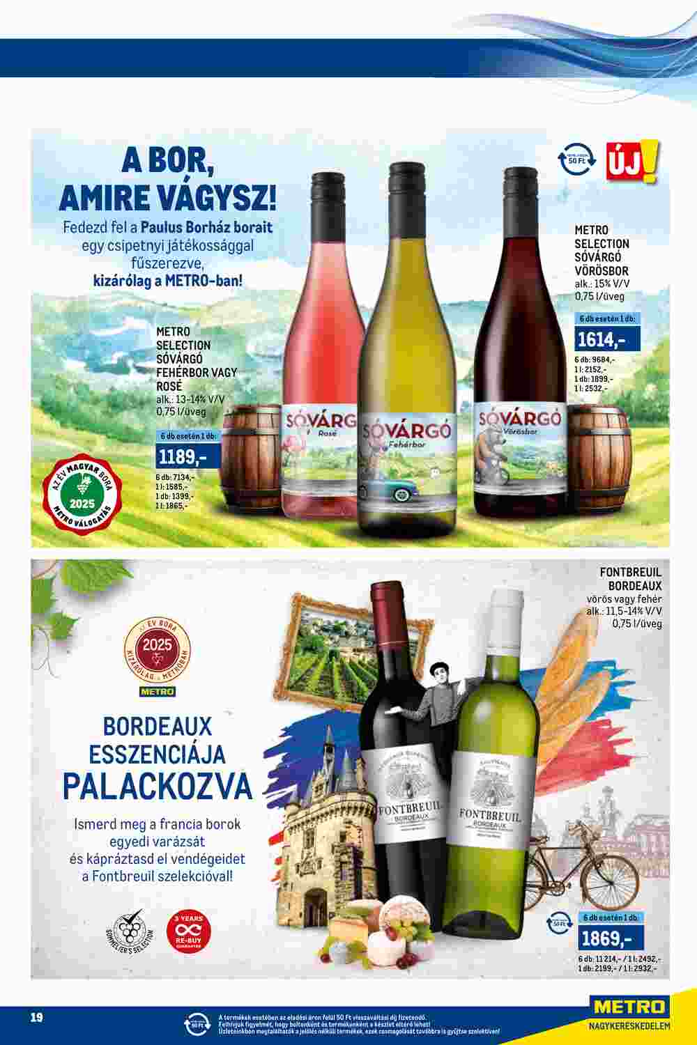 METRO akciós újság 2025.05.02-től - 19. oldal.