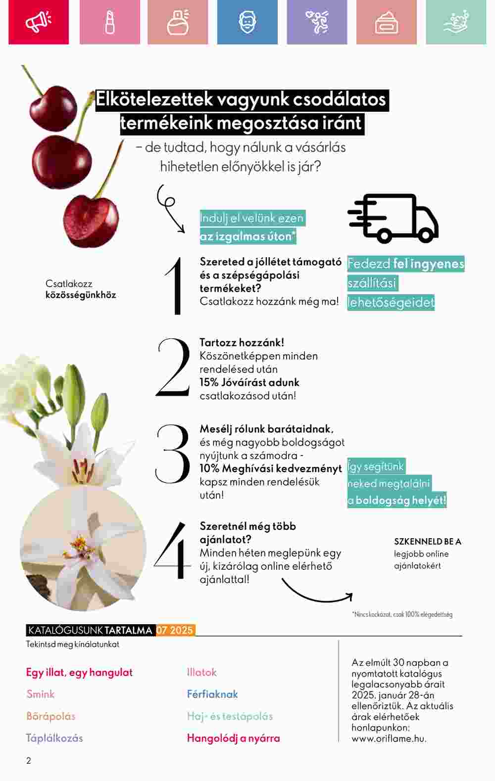 Oriflame akciós újság 2025.05.04-től - 2. oldal.
