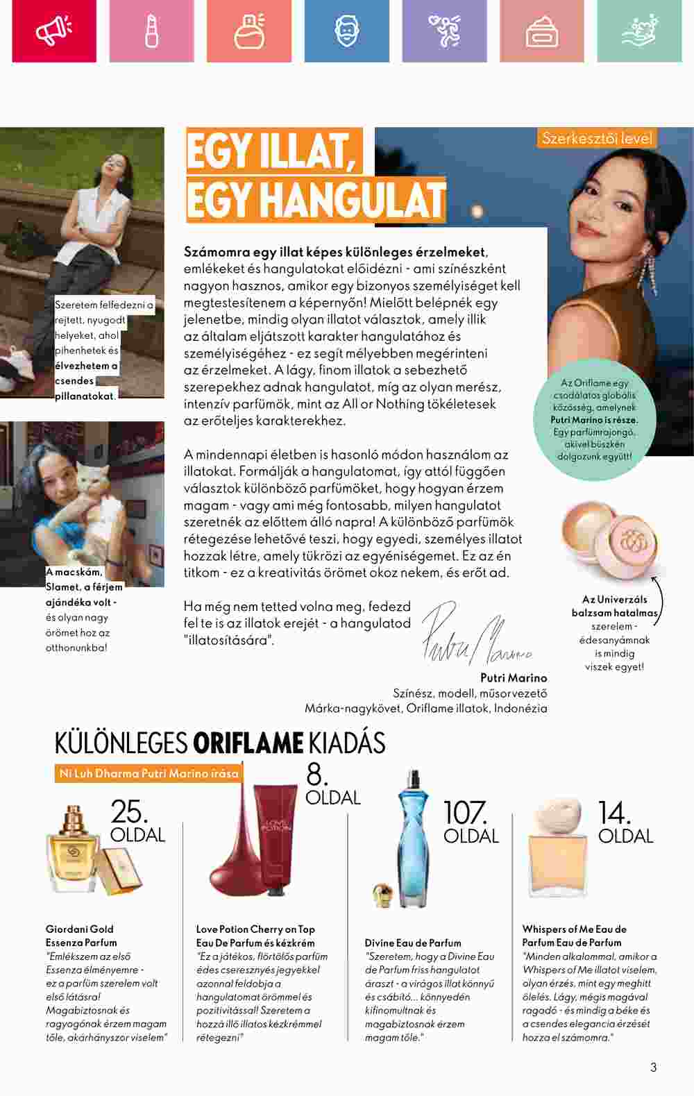 Oriflame akciós újság 2025.05.04-től - 3. oldal.