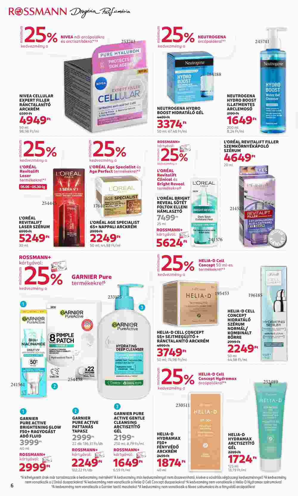 Rossmann akciós újság 2025.05.05-től - 6. oldal.