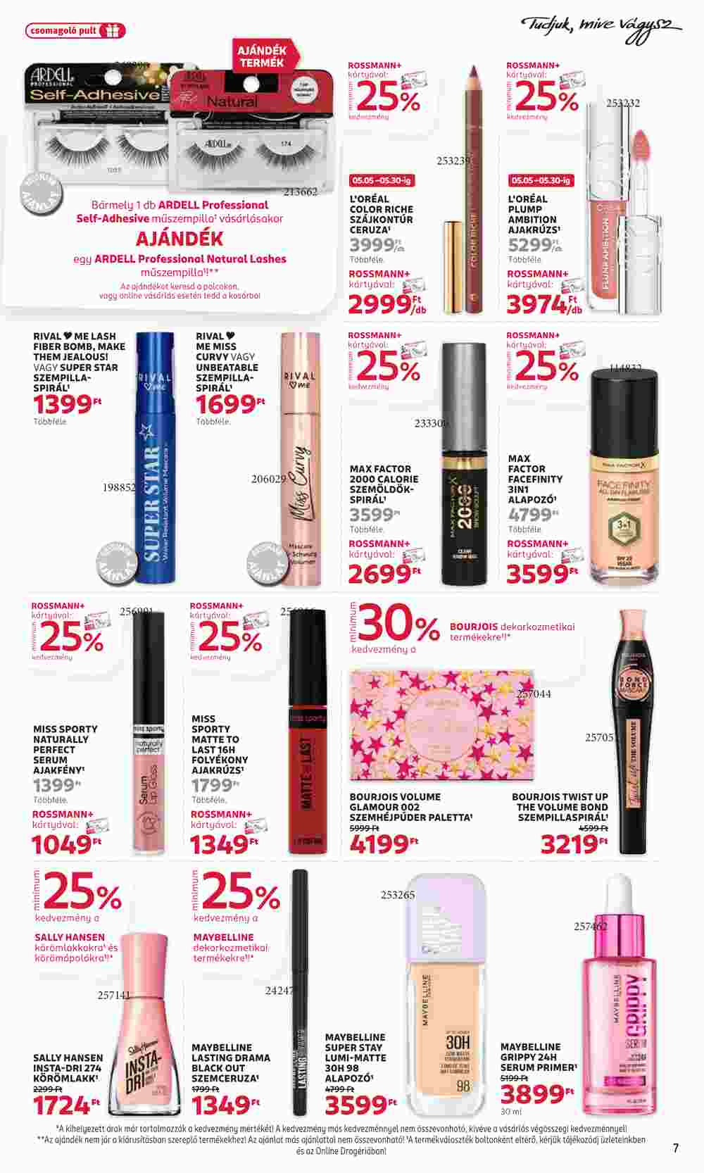 Rossmann akciós újság 2025.05.05-től - 7. oldal.