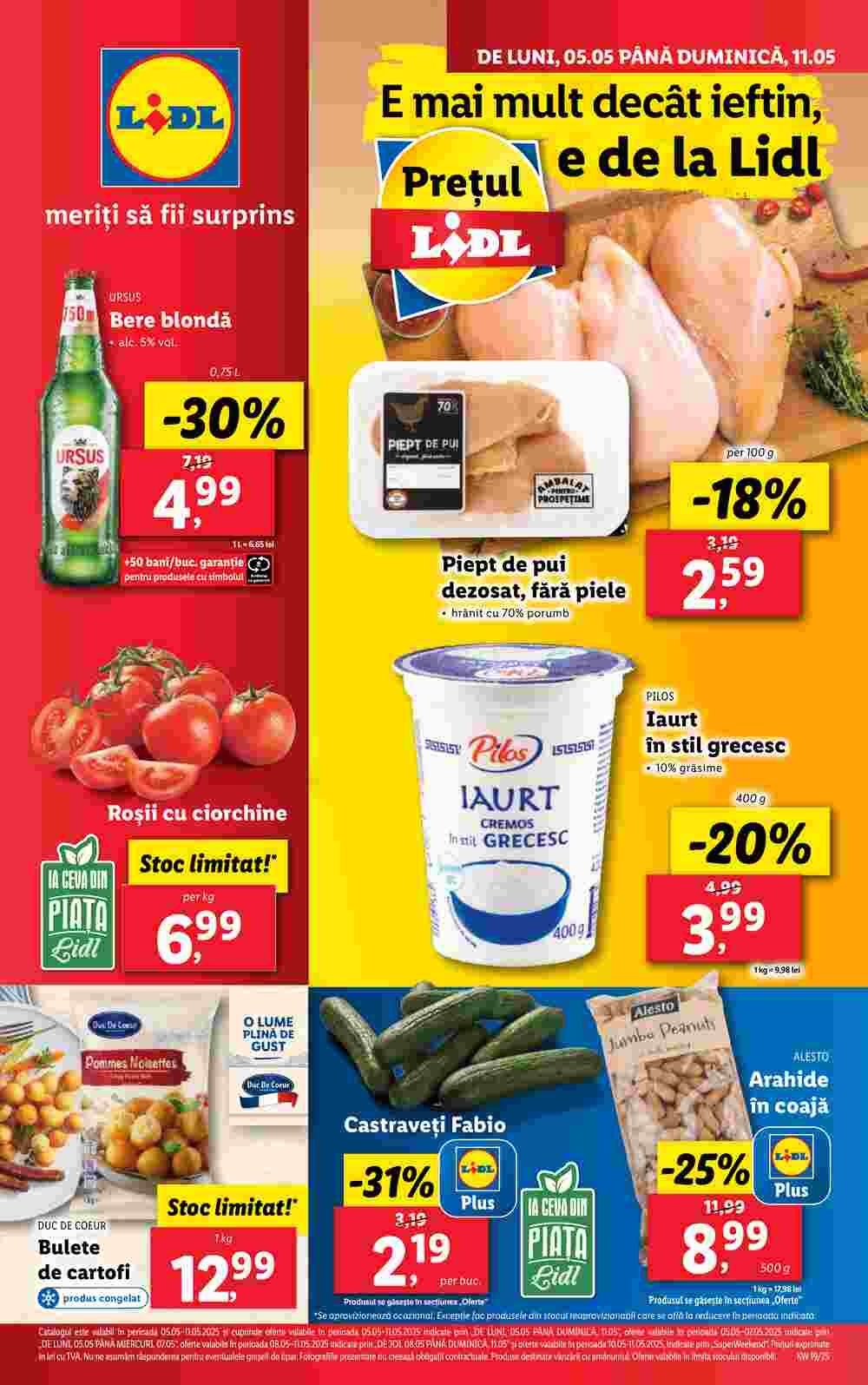 Lidl akciós újság 2025.05.05-től - 1. oldal.
