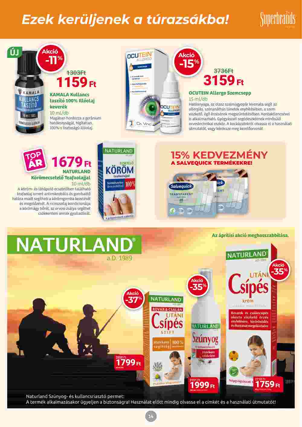Herbaház akciós újság 2025.05.05-től - 14. oldal.