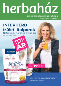 Herbaház akciós újság 2025.05.05-től