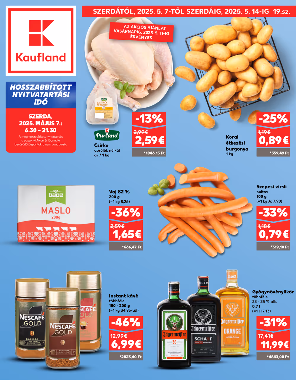 Kaufland akciós újság 2025.05.07-től - 1. oldal.