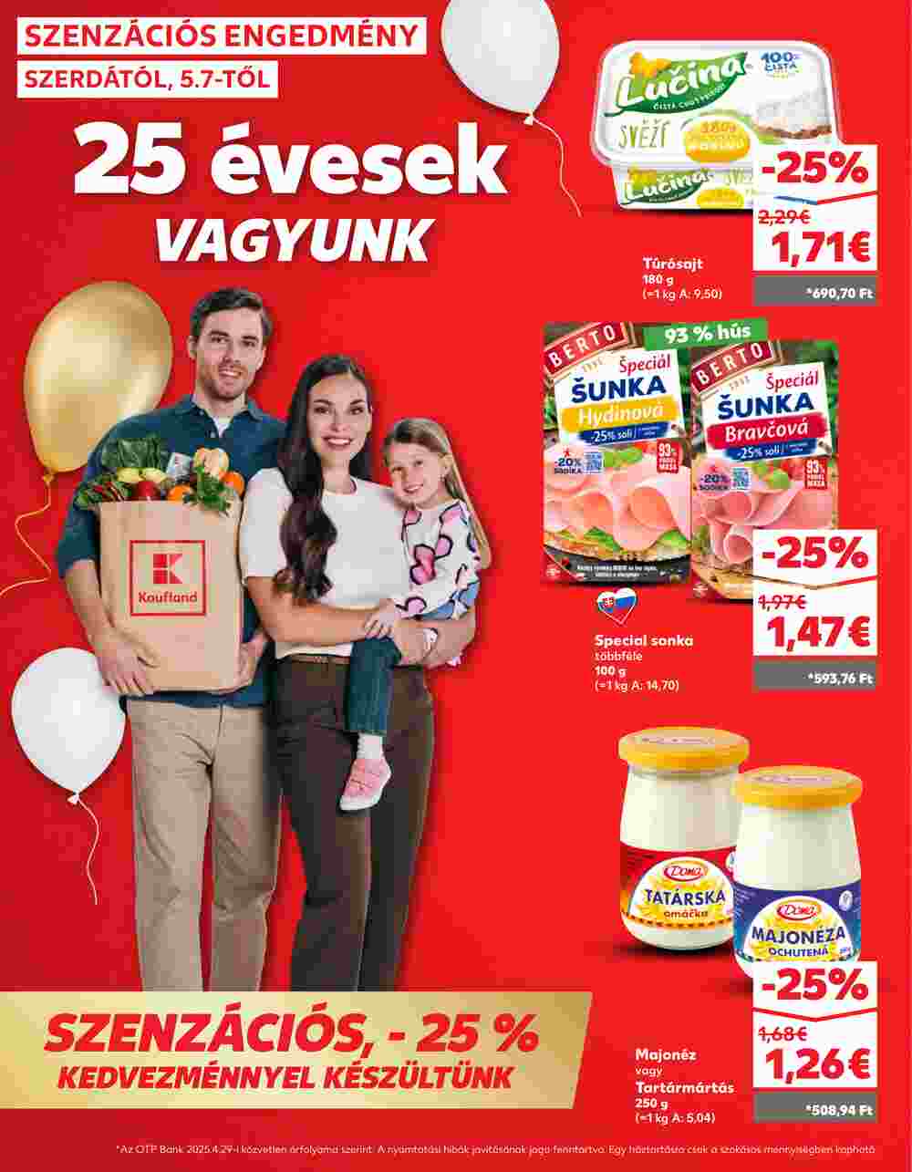 Kaufland akciós újság 2025.05.07-től - 2. oldal.