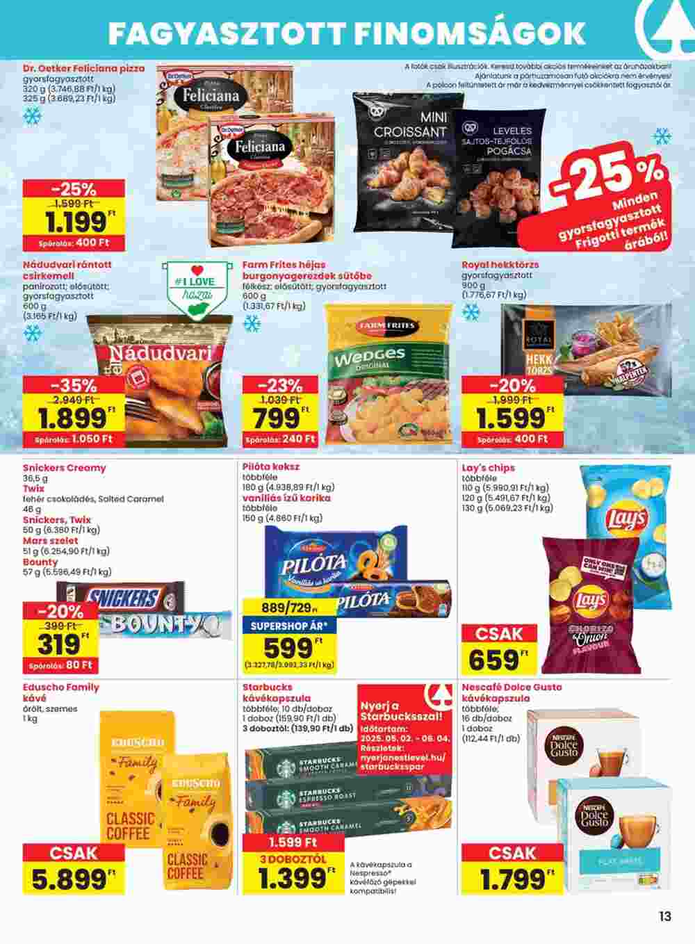 Spar akciós újság 2025.05.08-tól - 13. oldal.