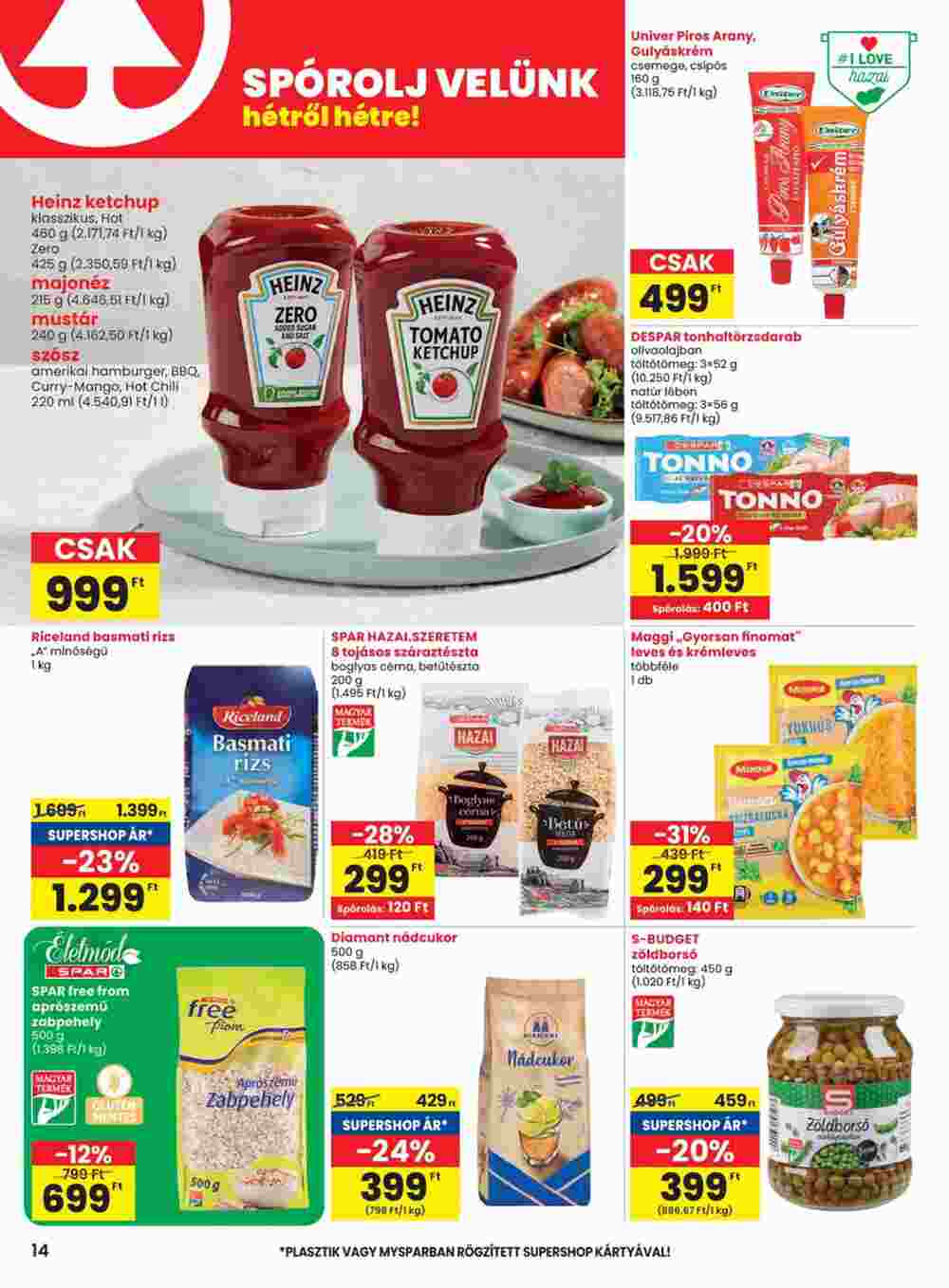 Spar akciós újság 2025.05.08-tól - 14. oldal.