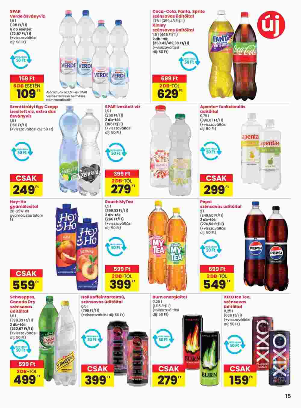 Spar akciós újság 2025.05.08-tól - 15. oldal.