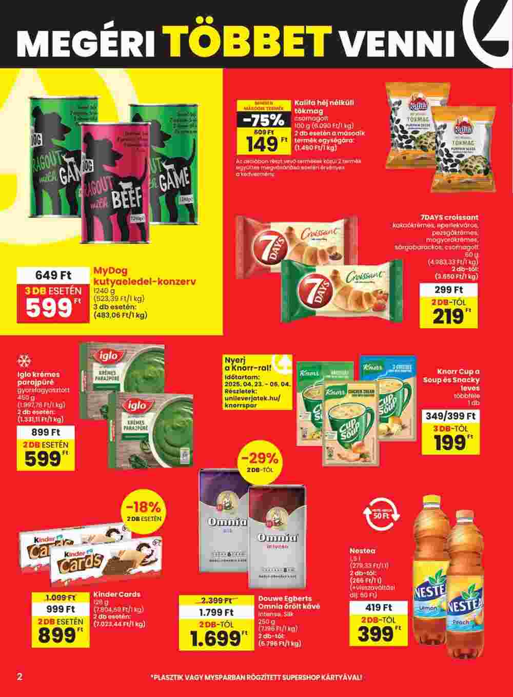 Spar akciós újság 2025.05.08-tól - 2. oldal.