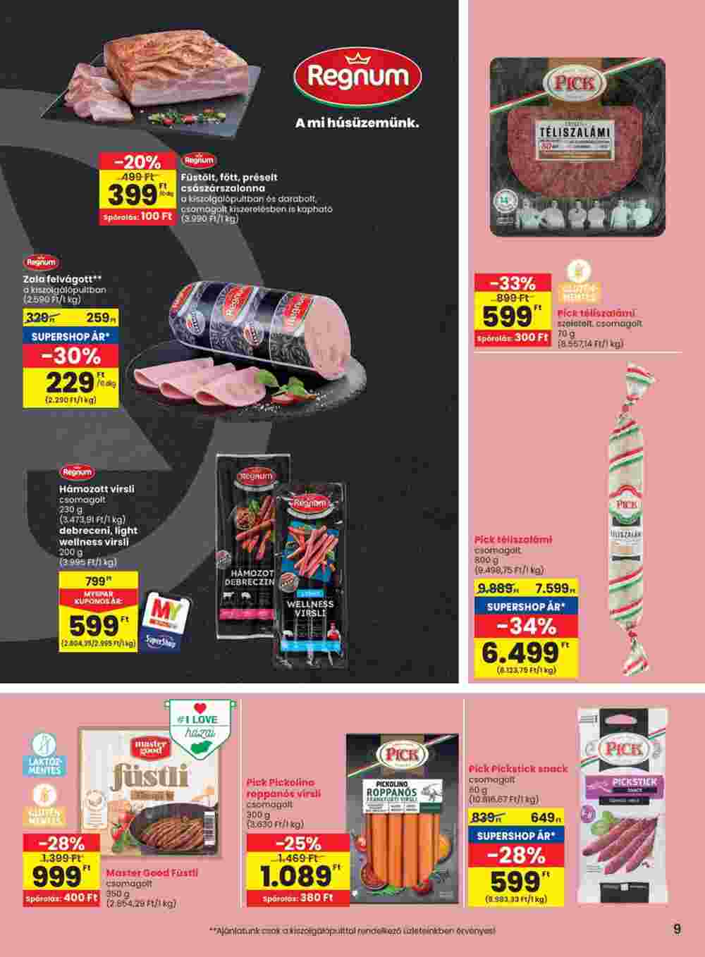 Spar akciós újság 2025.05.08-tól - 9. oldal.