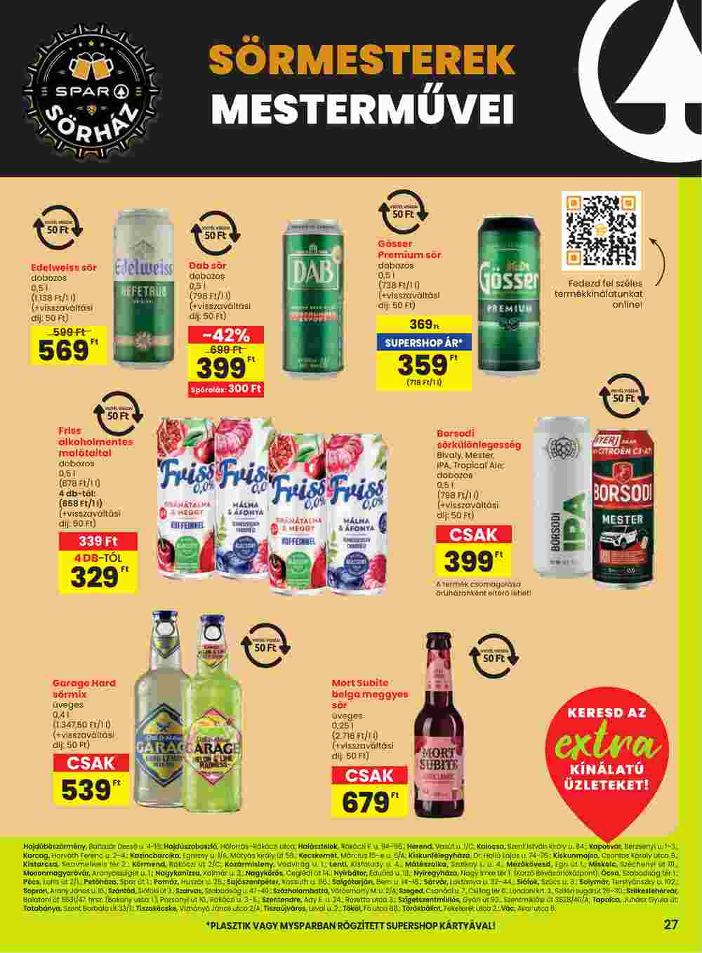Spar Extra akciós újság 2025.05.08-tól - 9. oldal.
