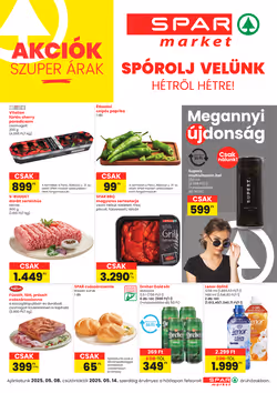 Spar Market akciós újság 2025.05.08-tól