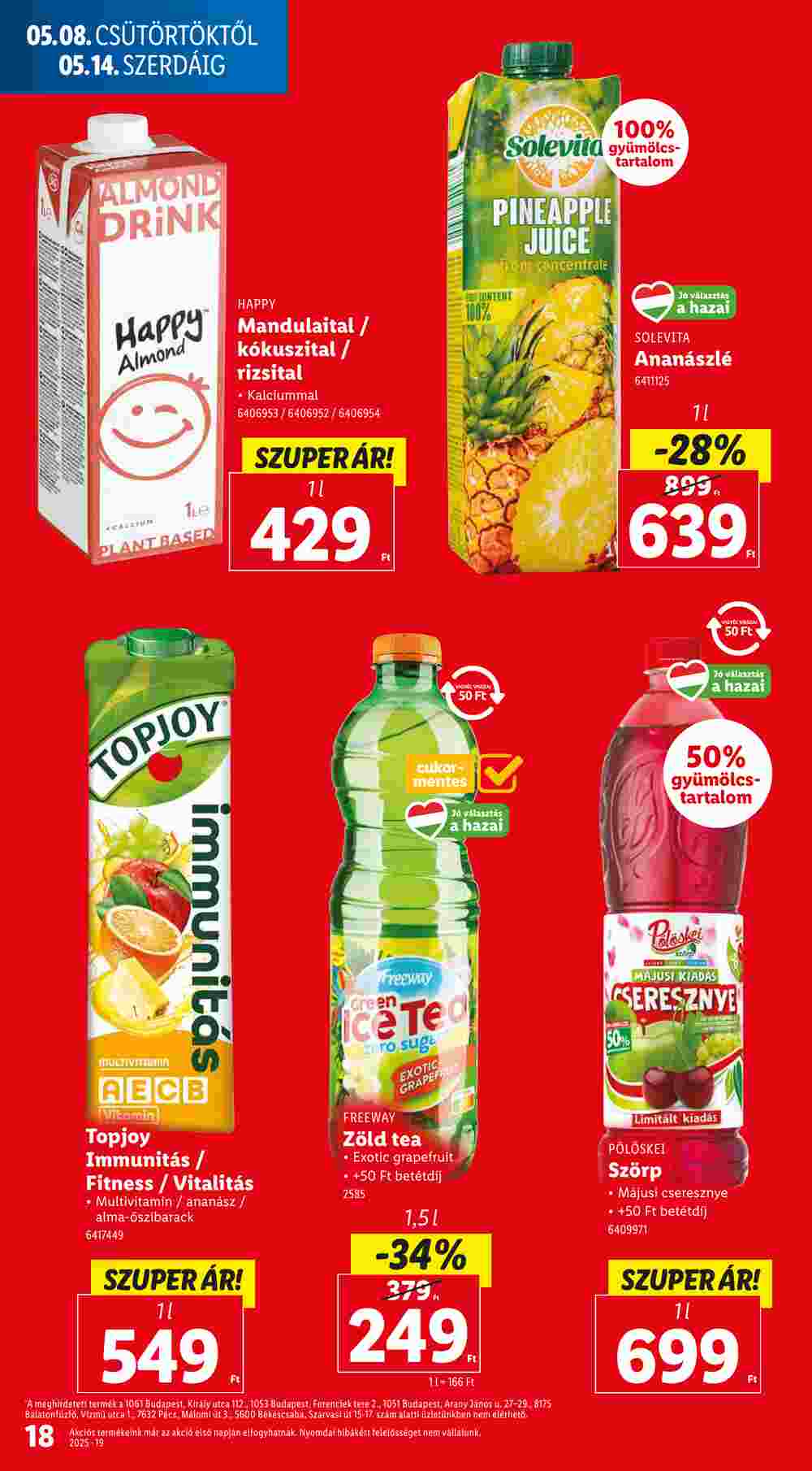 Lidl akciós újság 2025.05.08-tól - 16. oldal.