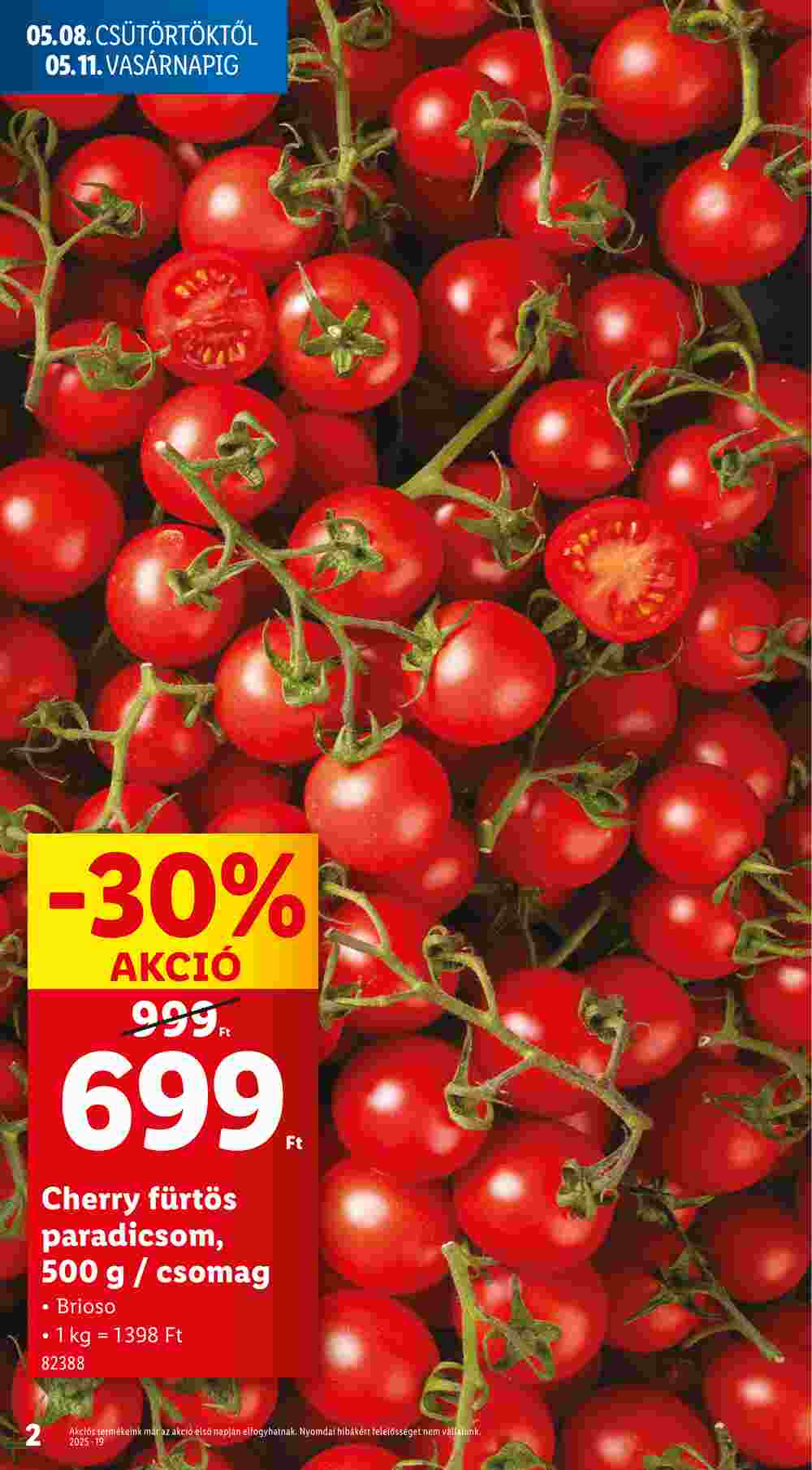 Lidl akciós újság 2025.05.08-tól - 2. oldal.