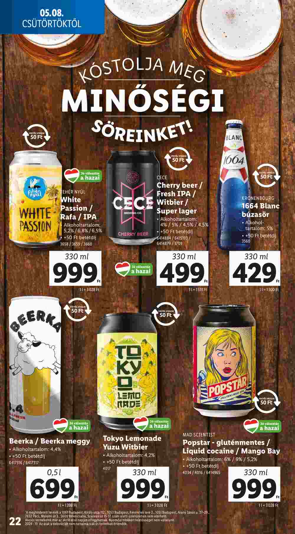 Lidl akciós újság 2025.05.08-tól - 22. oldal.