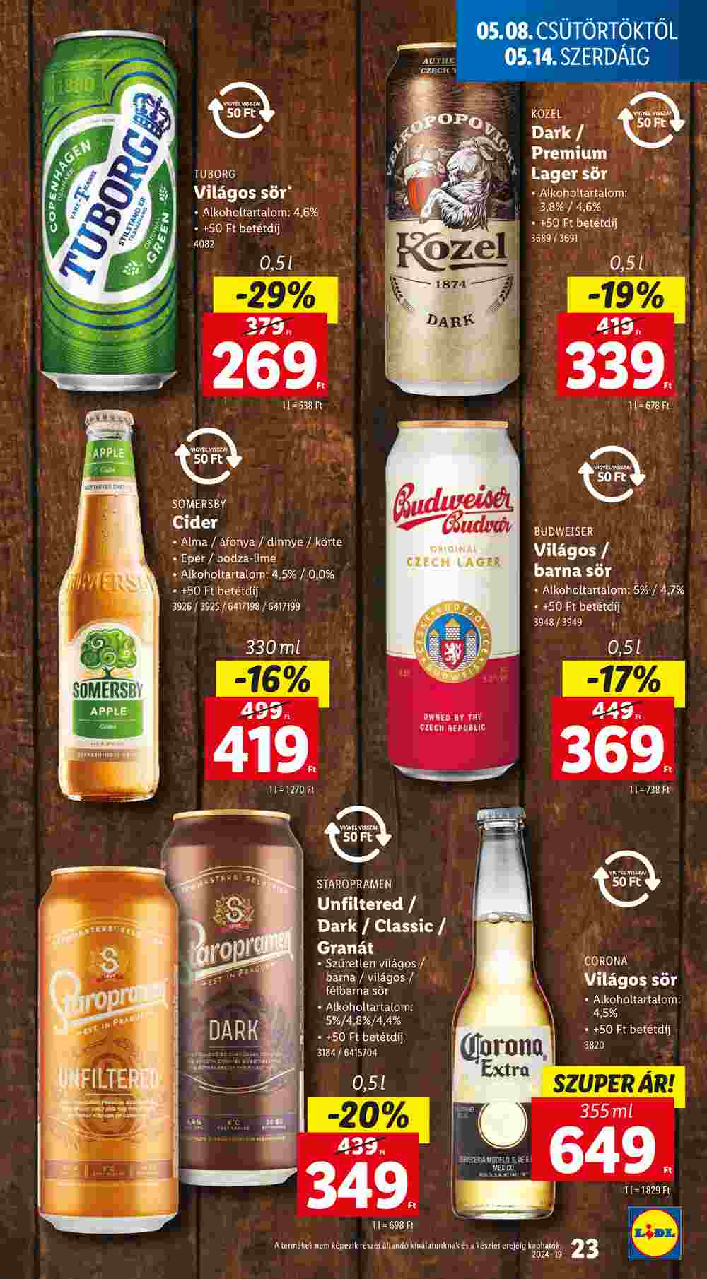 Lidl akciós újság 2025.05.08-tól - 23. oldal.