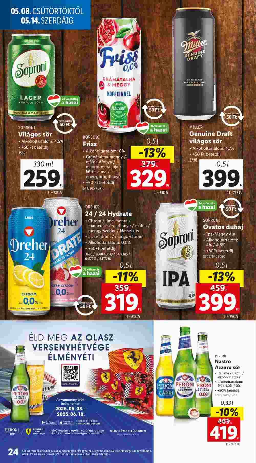 Lidl akciós újság 2025.05.08-tól - 24. oldal.