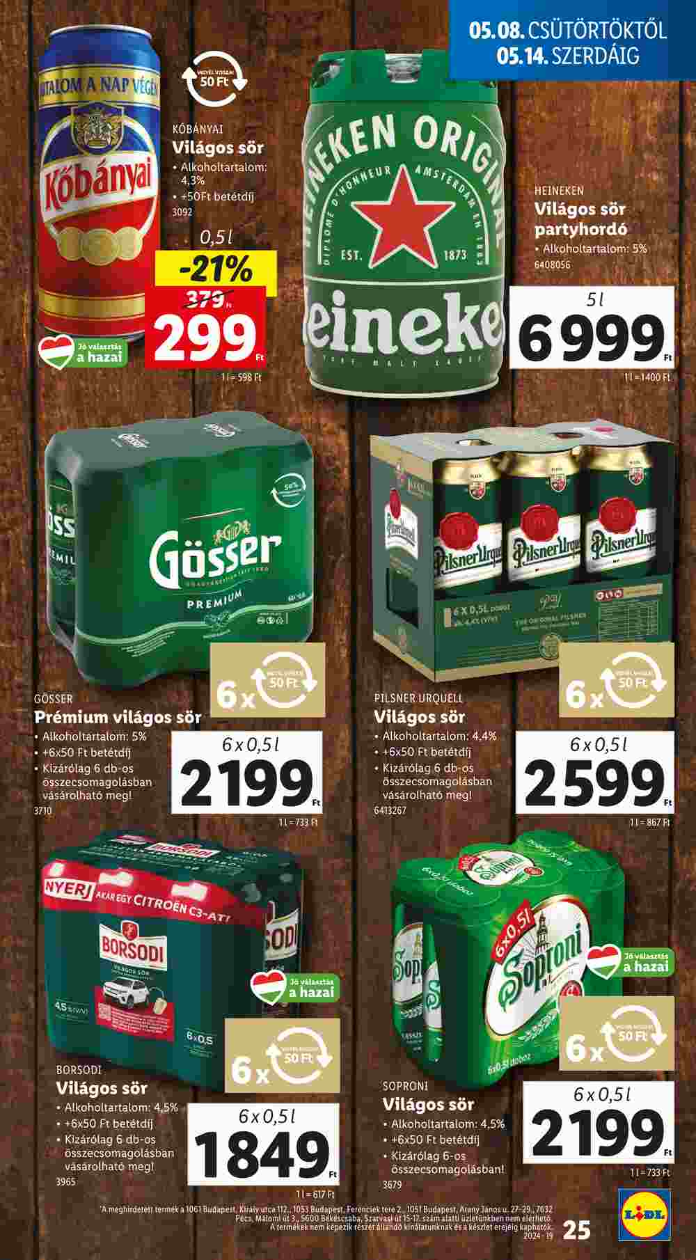 Lidl akciós újság 2025.05.08-tól - 25. oldal.