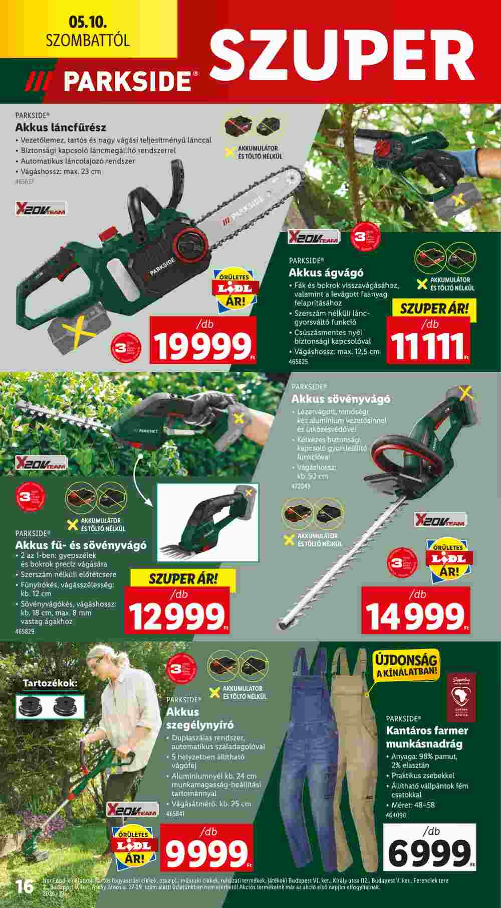 Lidl akciós újság 2025.05.08-tól - 16. oldal.