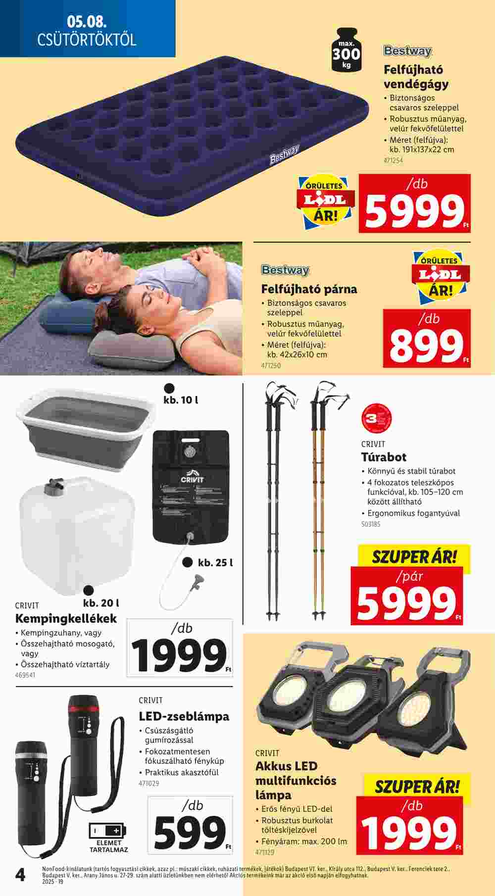 Lidl akciós újság 2025.05.08-tól - 4. oldal.