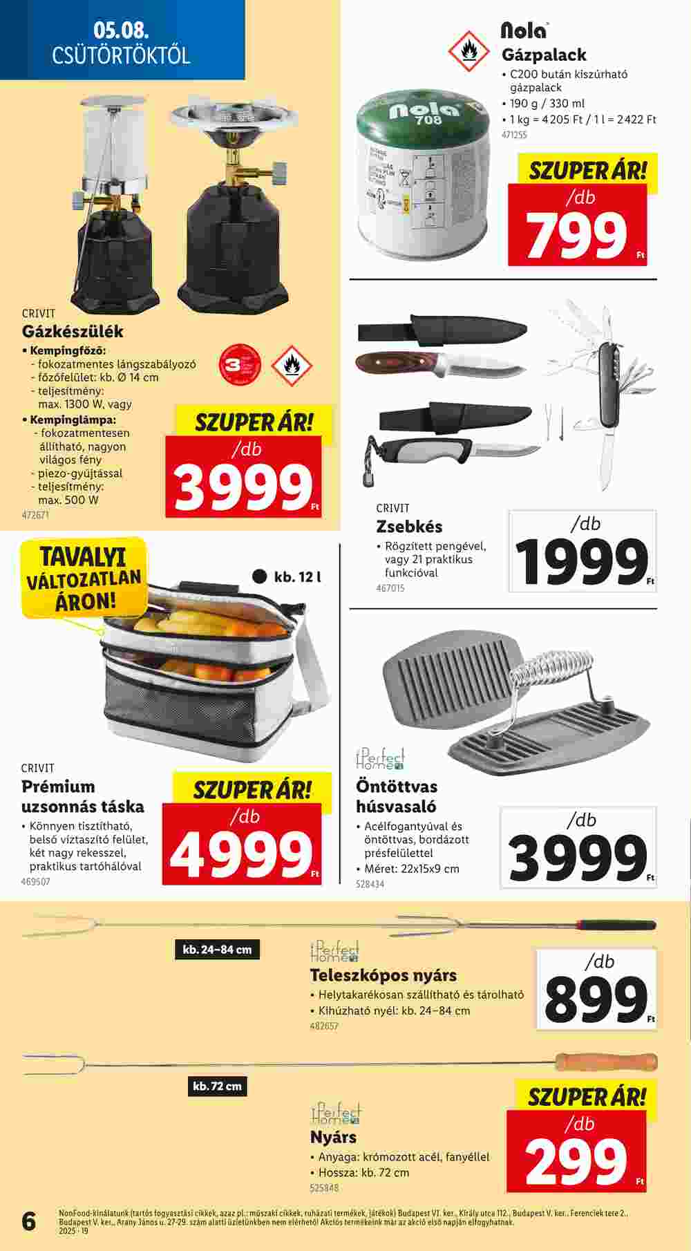 Lidl akciós újság 2025.05.08-tól - 6. oldal.