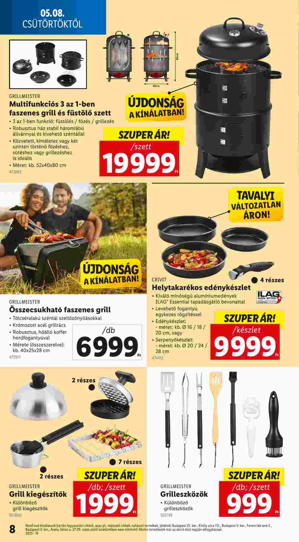 Lidl akciós újság 2025.05.08-tól - 8. oldal.