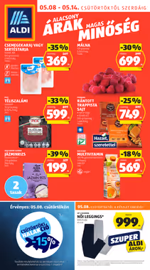 Aldi akciós újság 2025.05.08-tól