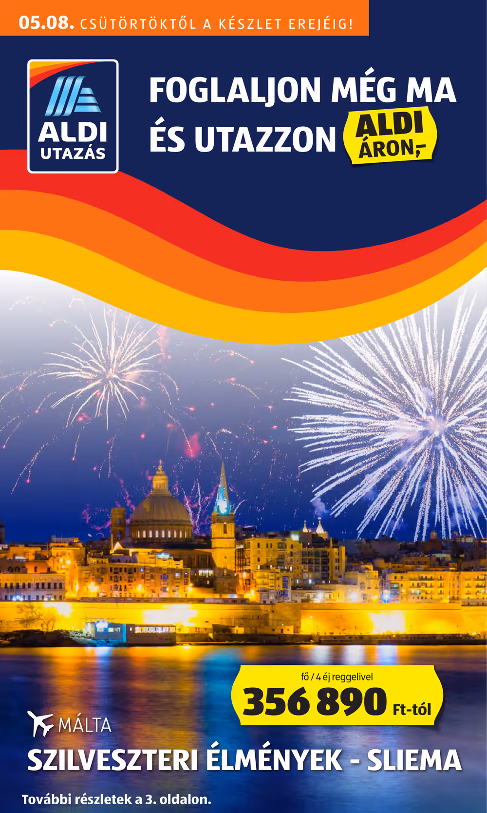 Aldi akciós újság 2025.05.08-tól - 1. oldal.