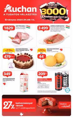 Auchan akciós újság 2025.05.08-tól