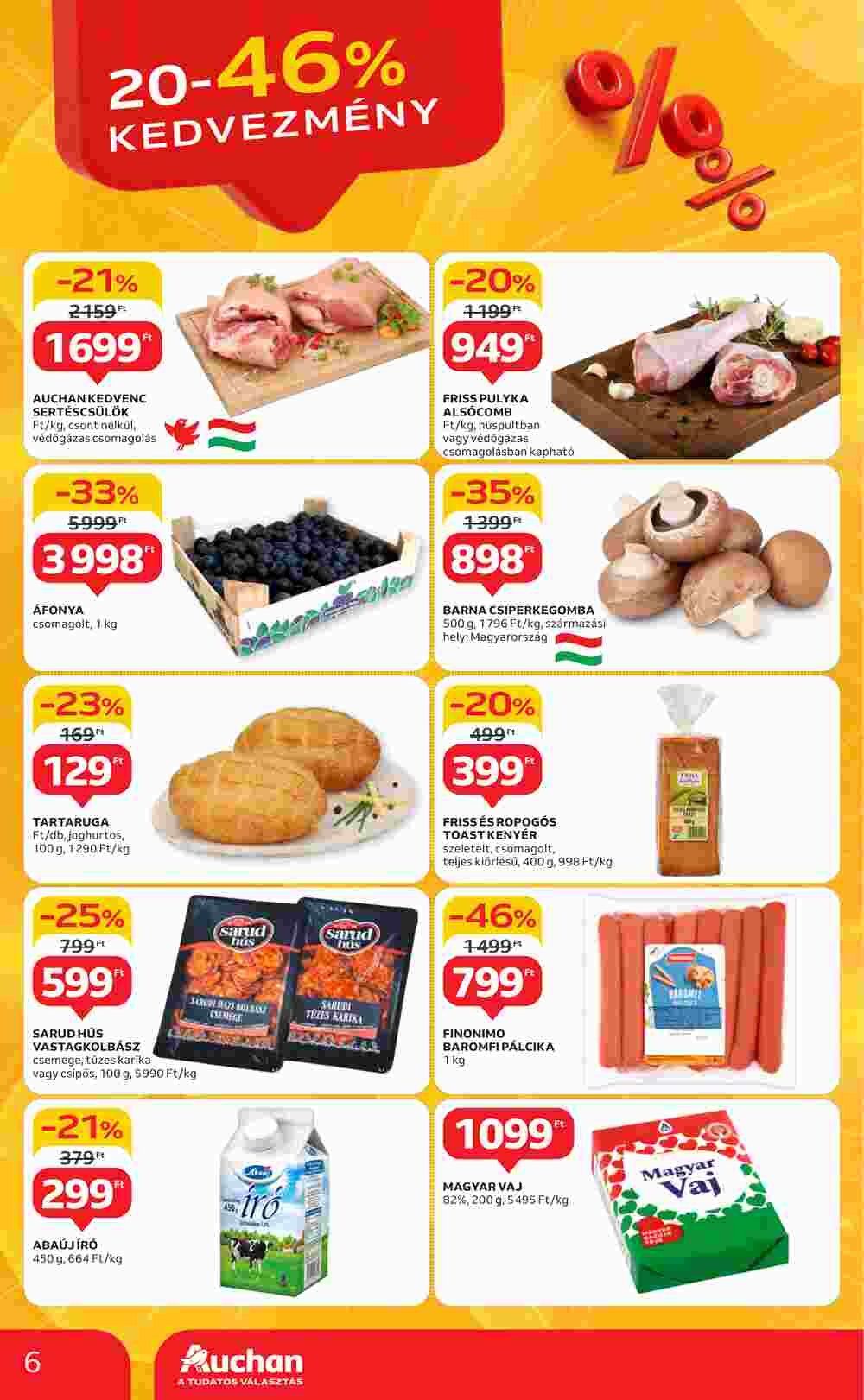 Auchan akciós újság 2025.05.08-tól - 6. oldal.