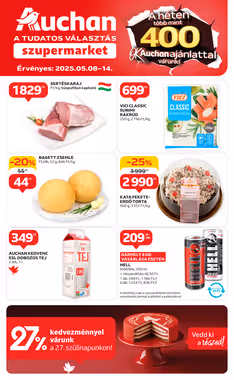 Auchan akciós újság 2025.05.08-tól