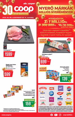 Coop akciós újság 2025.05.08-tól