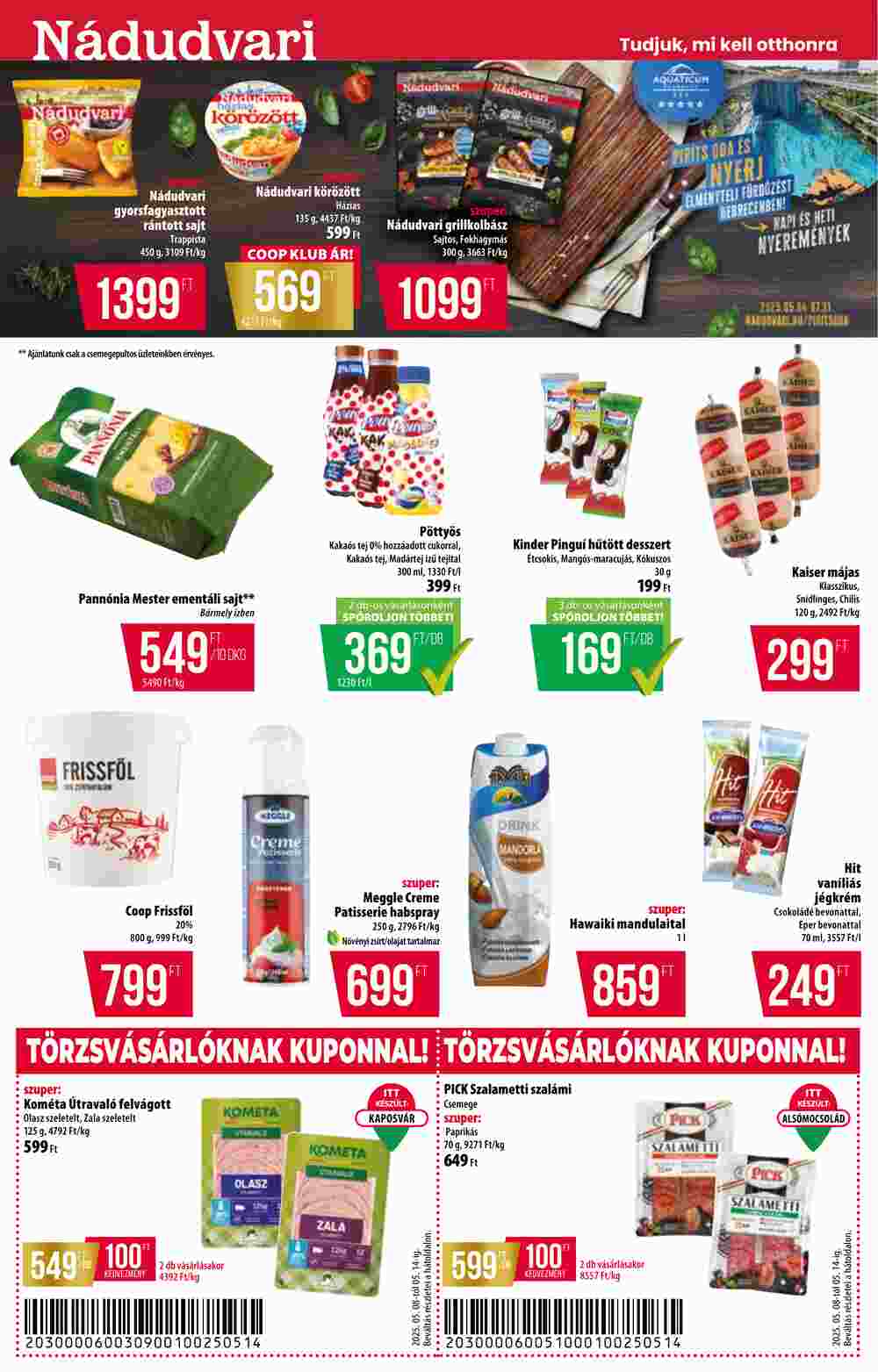 Coop akciós újság 2025.05.08-tól - 4. oldal.