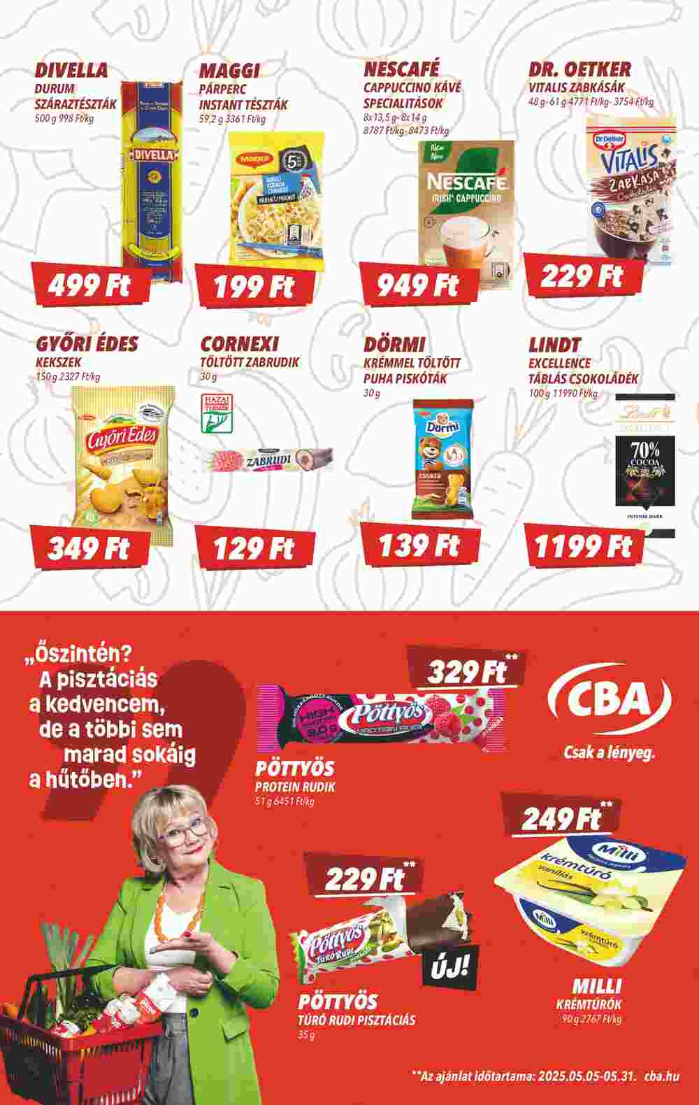 CBA akciós újság 2025.05.08-tól - 4. oldal.