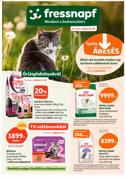 Fressnapf akciós újság 2025.05.08-tól