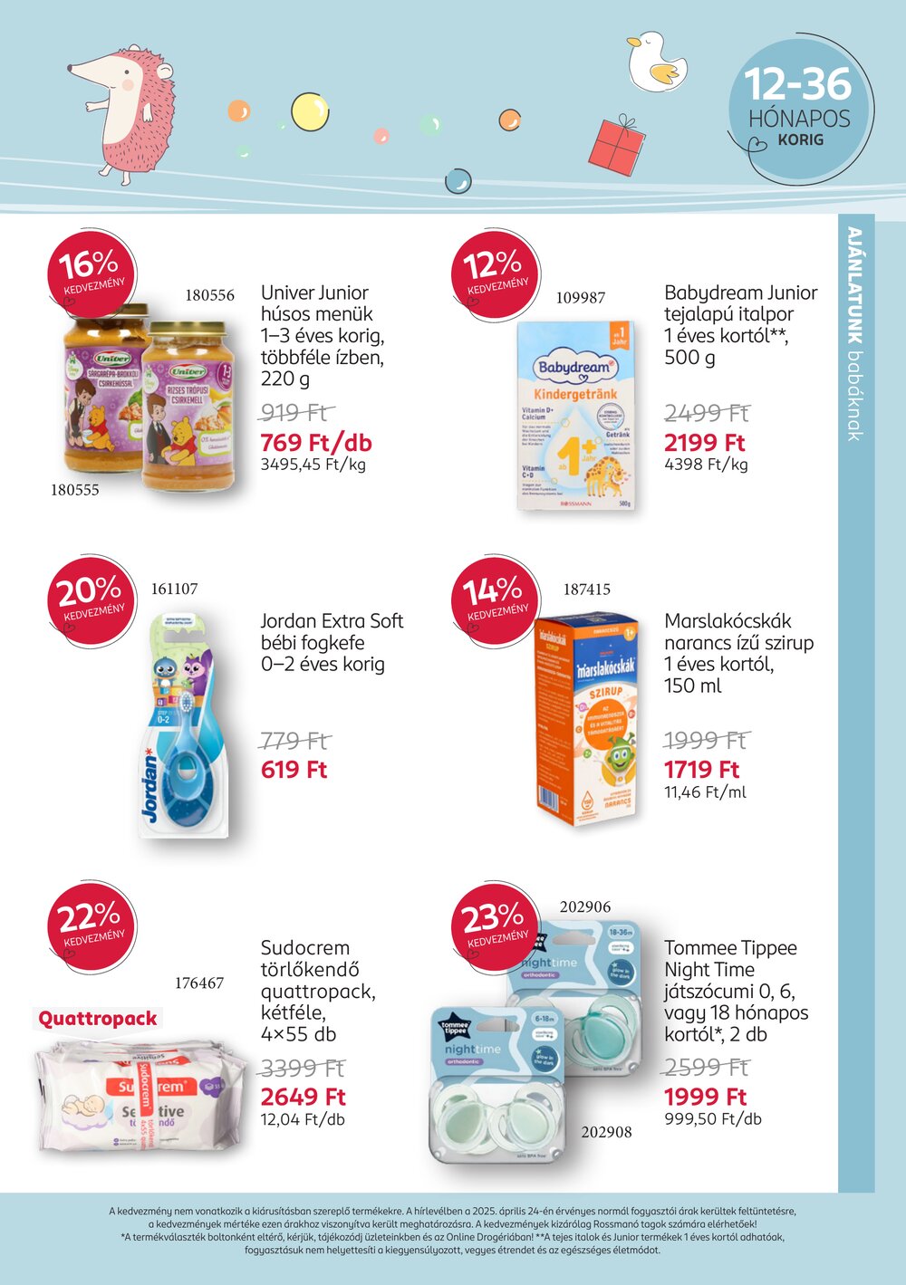 Rossmann akciós újság 2025.05.12-től - 9. oldal.