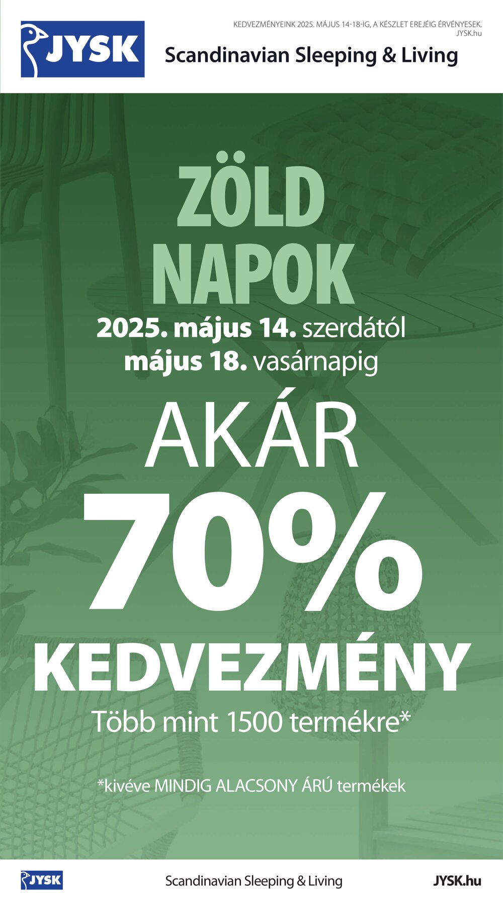 JYSK akciós újság 2025.05.14-től - 2. oldal.