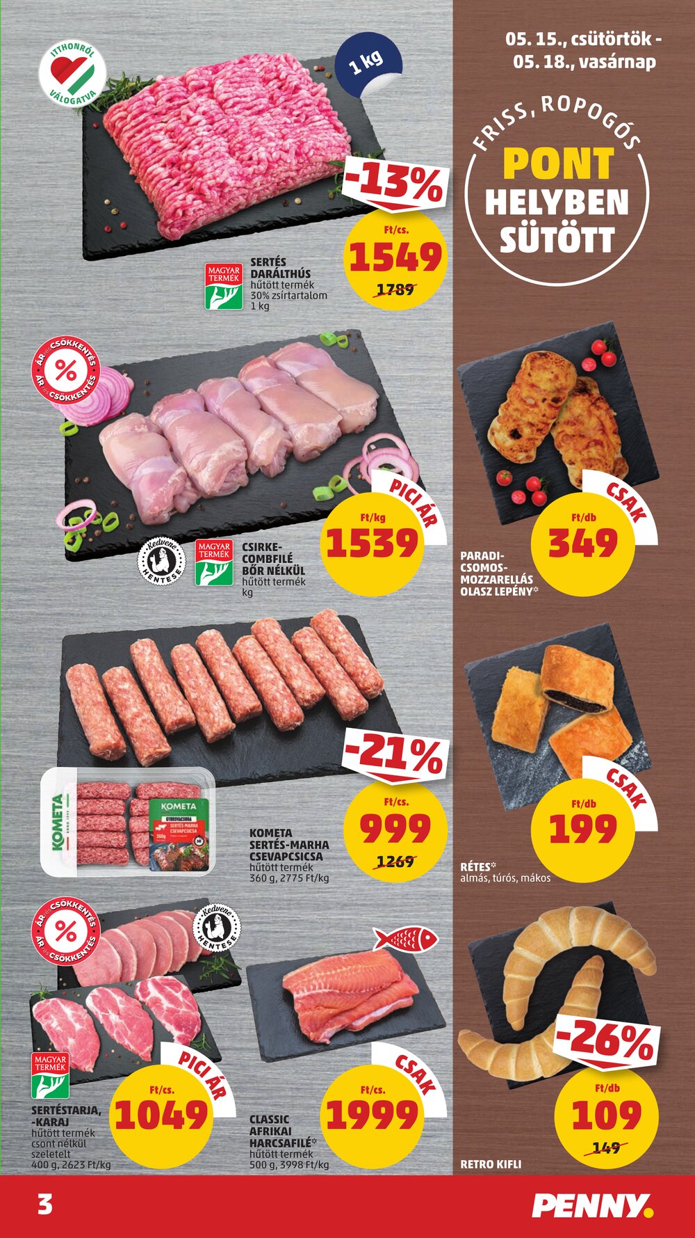 Penny Market akciós újság 2025.05.15-től - 3. oldal.