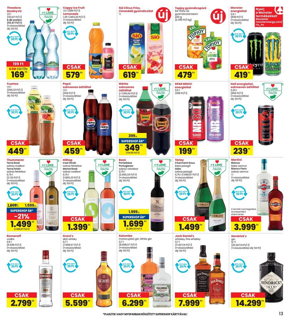 Interspar akciós újság 2025.05.15-től - 13. oldal.