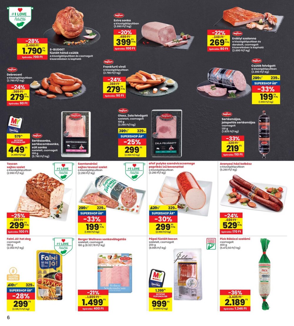 Interspar akciós újság 2025.05.15-től - 6. oldal.