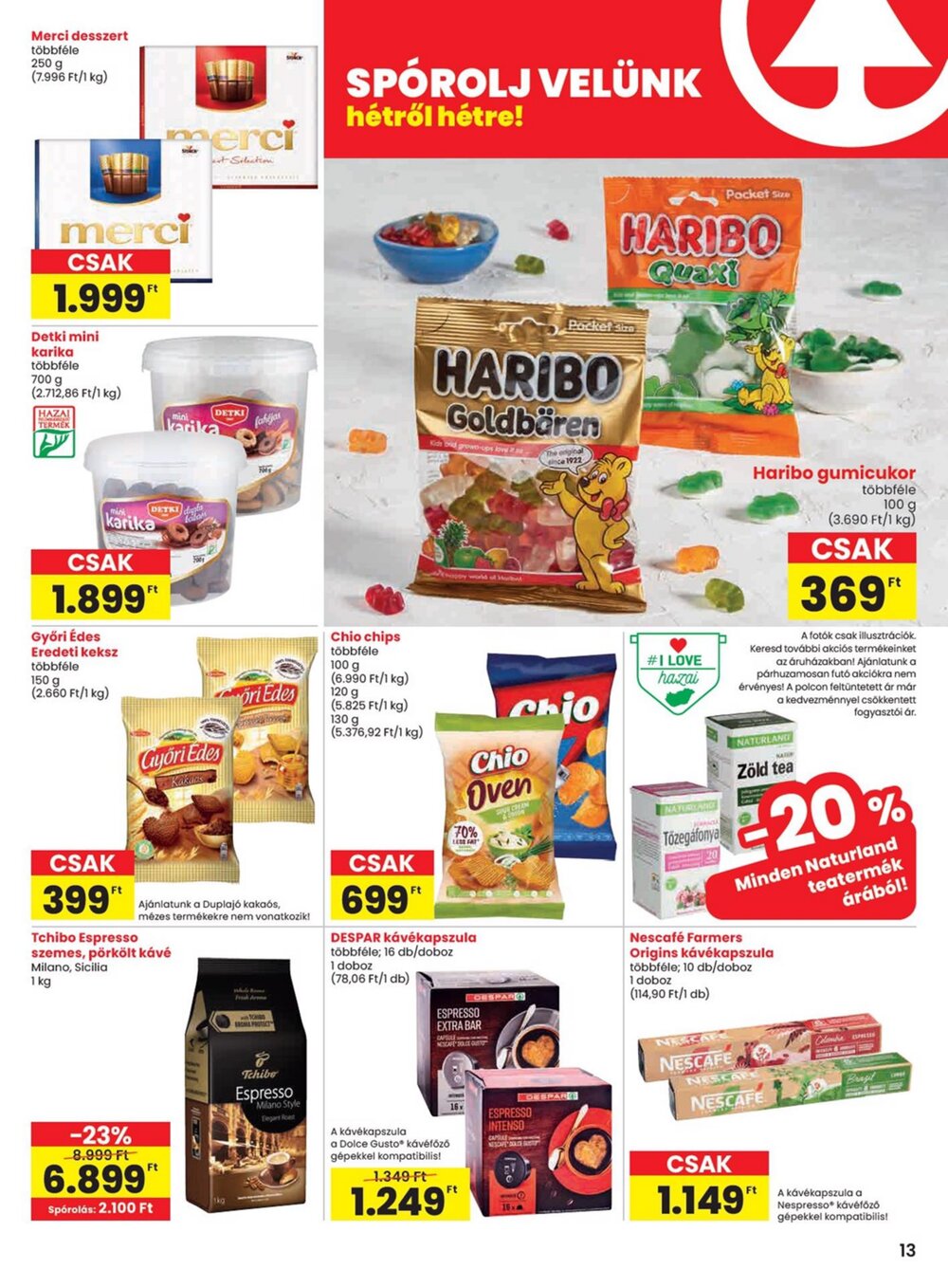 Spar akciós újság 2025.05.15-től - 13. oldal.